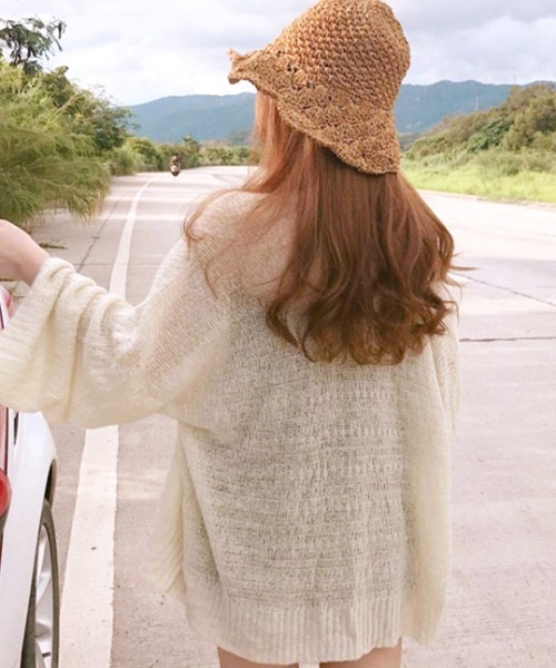 miniministore カーディガン トップス 前開き 薄手 夏服