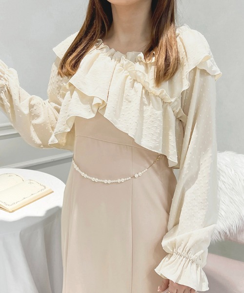 ミニフリルブラウス　追加即完売 ミニフリルブラウス 追加即完売