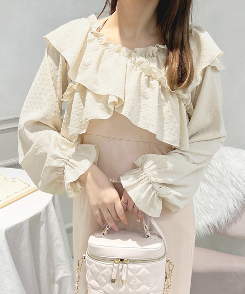 J.Crew - 新品タグ付☆J.CREWマスタード色約26,000円主役級華やかフリル付ブラウス ☆全国送料無料☆新品タグ付☆J.CREWマスタード色約26,000円主役
