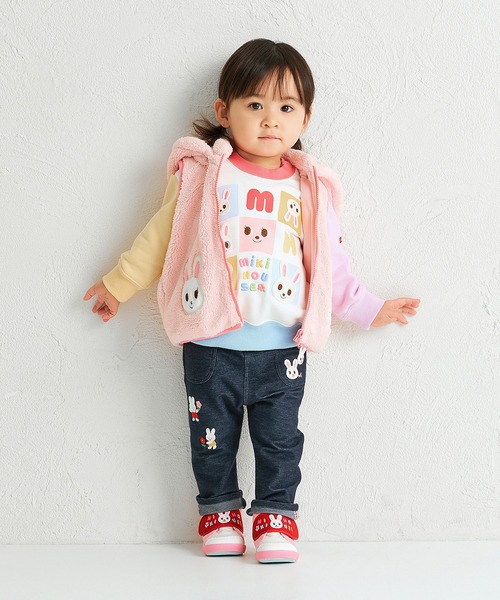 MIKI HOUSE（ミキハウス） トレーナー パズルブロックうさこトレーナー