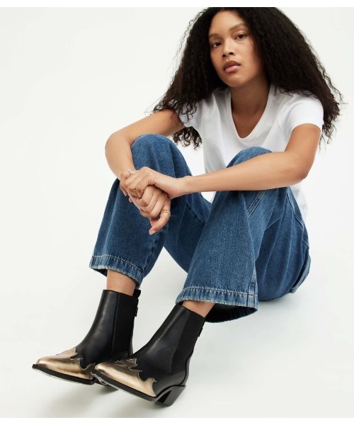 新品オールセインツ（AllSaints）ブラックブーツ ALLSAINTS（オールセインツ） ブーツ レディース : ZOZOTOWN Yahoo!店