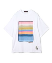 tシャツ CABaN スビンコットン グラデーションプリントTシャツ メンズ｜ZOZOTOWN Yahoo!店