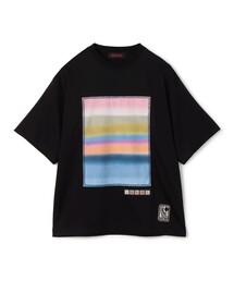 caban Tシャツ CABaN スビンコットン グラデーションプリントTシャツ