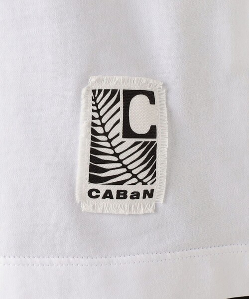 CABaN tシャツ スビンコットン グラデーションプリントTシャツ