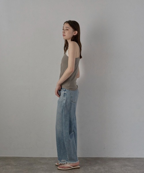 キャミソール 「MINERTE」bicolor cup in layered camisole / カップ付きバイカラーレイヤードキャミソール | MINERTE | 16