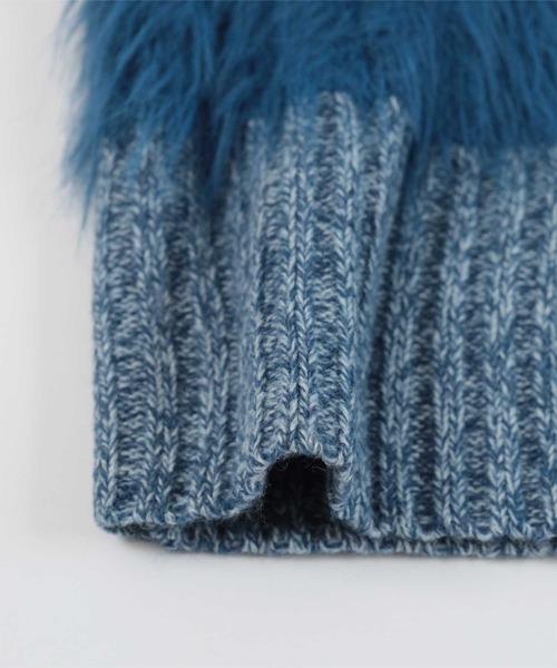 miette（ミエット） カーディガン ダブルジップミックスニット