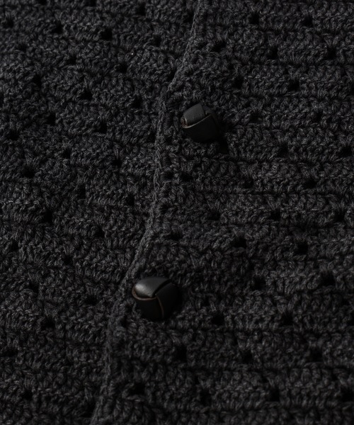 カーディガン PIGMENT HAND-KNITING CARDIGAN メンズ レディースの画像