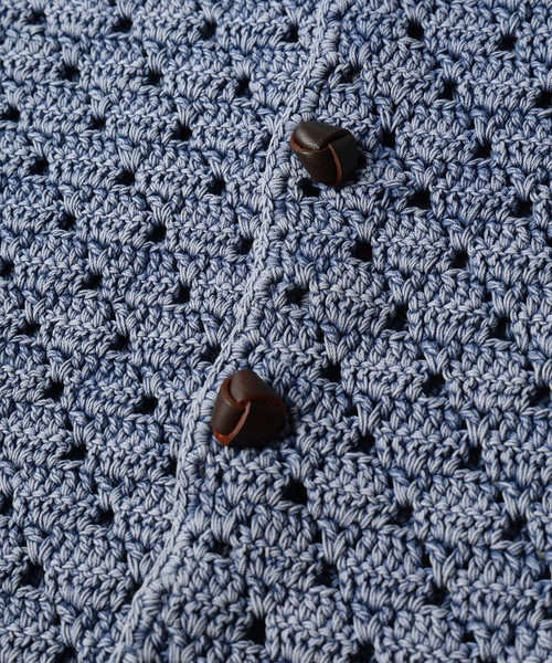 カーディガン PIGMENT HAND-KNITING CARDIGAN メンズ レディースの画像