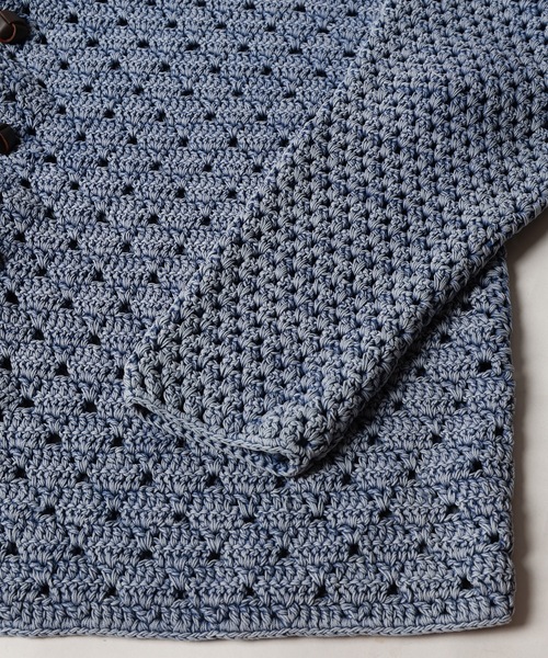 amok（アモク） カーディガン PIGMENT HAND-KNITING CARDIGAN メンズ