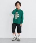ハーフパンツ パンツ 6分丈ツイルパンツ キッ...の詳細画像3