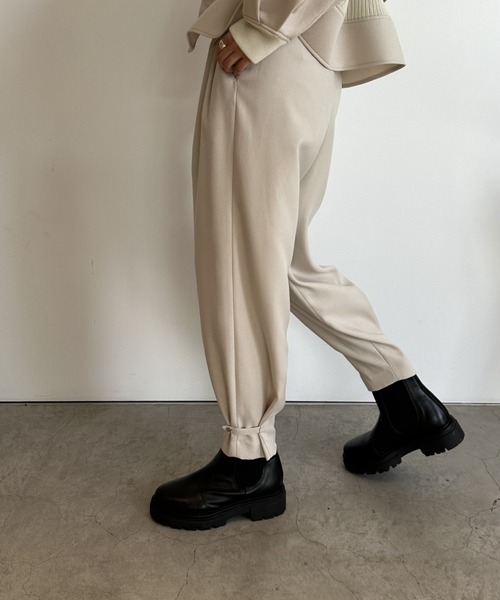 スラックス パンツ バルーンパンツ レディース_3