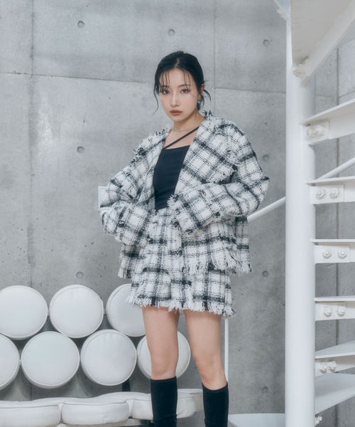 ANDGEEBEE（アンジービー） ジャケット テーラードジャケット フリンジ