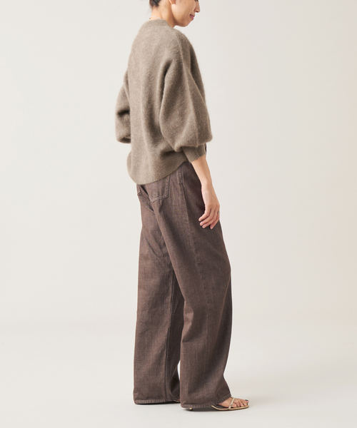 【新品未使用】IENA LA BOUCLE デニムパンツ2 38サイズ IENA LA BOUCLE ジーンズ デニム デニムパンツ ストレートカラー