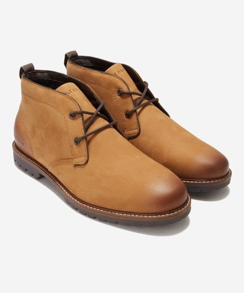 コールハーン ブラウンレザー チャッカブーツ COLE HAAN 【ストアポイント10倍 8/3 0:00〜8/5 23:59】 コール