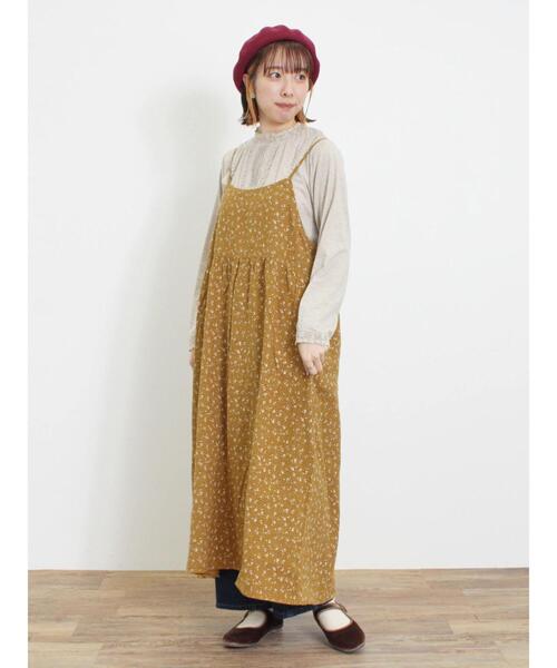 Samansa Mos2 ぺプラムキャミワンピース Samansa Mos2 blue（サマンサモスモスブルー）の「【ECO DENIM