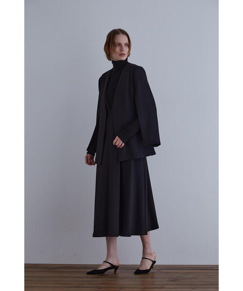 LE PHIL（ル フィル） ジャケット ノーカラージャケット 2WAYツイル