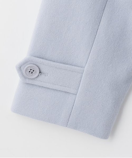 pom ponette ウールコート pom ponette junior ダウン アウター ステンカラ-フーディウール