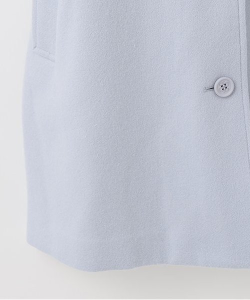 pom ponette ウールコート pom ponette junior ステンカラーフーディウールコート【50％OFF