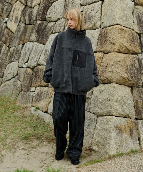 WETTEMPT スラックス 2 TUCK EASY STRIPE SLACKS /ツータック