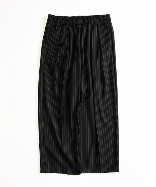 WETTEMPT 2 TUCK EASY STRIPE SLACK Sサイズ WETTEMPT スラックス 2 TUCK EASY STRIPE SLACKS /ツータック