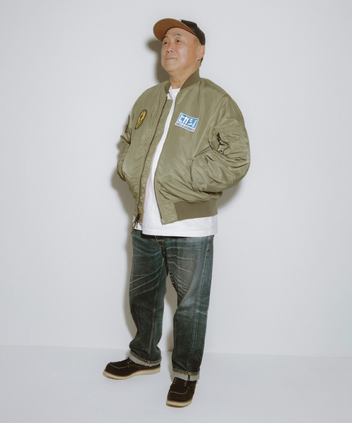 JOURNAL STANDARD ma1 ma-1 東野デニム × / MA-1 メンズ