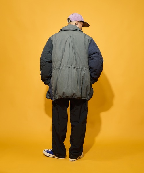 ダウン SAYHELLO × COMMON EDUCATION -  MUDDY JACKET 【Chrome】 メンズ レディース