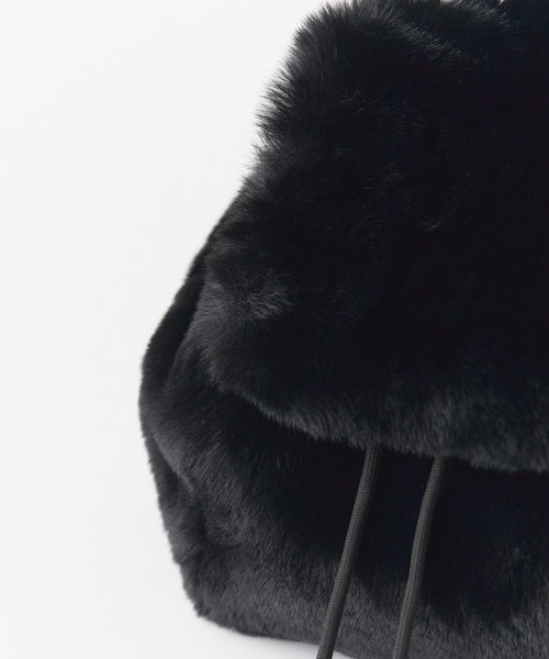 Chick デイバック リュック Animal Pattern Fake Fur Backpack