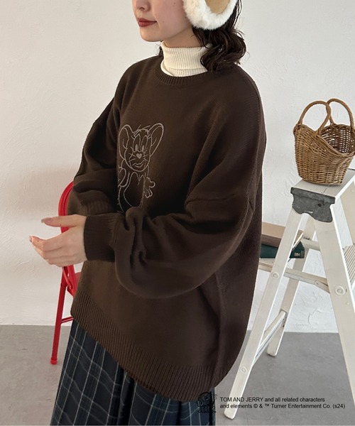 kutir（クティール） ニット セーター 「トムとジェリー/Tom and Jerry