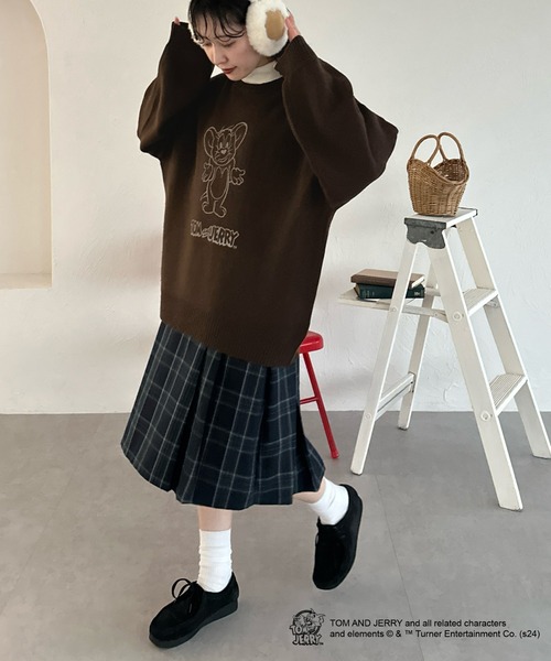 kutir（クティール） ニット セーター 「トムとジェリー/Tom and Jerry