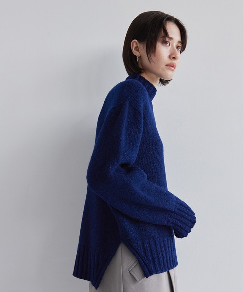 UNITED TOKYO ラメワイドリブタートルネックニット UNITED TOKYO（ユナイテッドトウキョウ）の「ラメワイドリブ