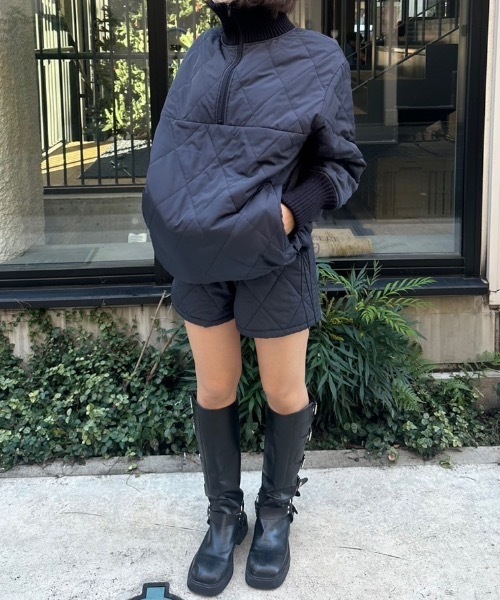 nemne（ネンネ） ブルゾン ジャンバー 「keel」キルティングリブ