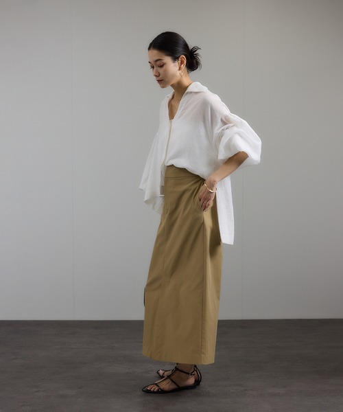 【SALON adam et rope'】ボリュームスリーブブラウス SALON adam et rope'（サロン アダム エ ロペ） ブラウス シャツ