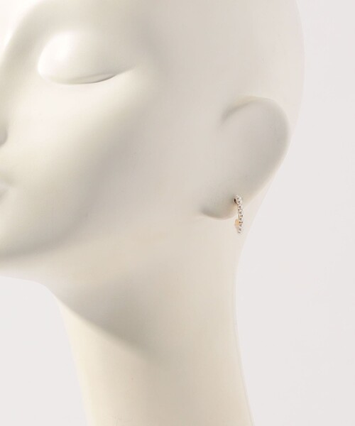 januka tomorrowland パールフープ スモールピアス 別注】januka パールフープ スモールピアス｜トゥモローランド