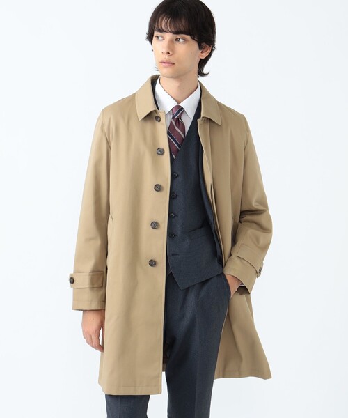 BEAMS HEART（ビームス ハート） ステンカラーコート LARGE ネイビー