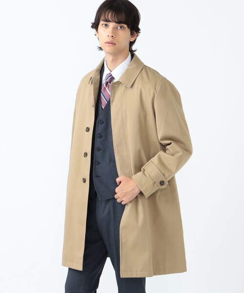 BEAMS HEART（ビームス ハート） ステンカラーコート LARGE ネイビー