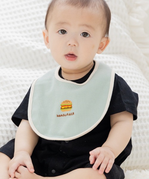 chil2 スタイ よだれかけ 刺繍入り ワッフルスタイ : ZOZOTOWN Yahoo