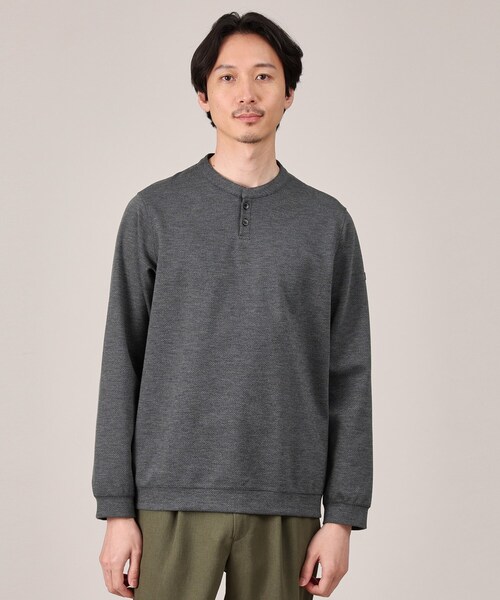 TAKEO KIKUCHI（タケオキクチ） tシャツ メランジ ハニカム プルーバー 