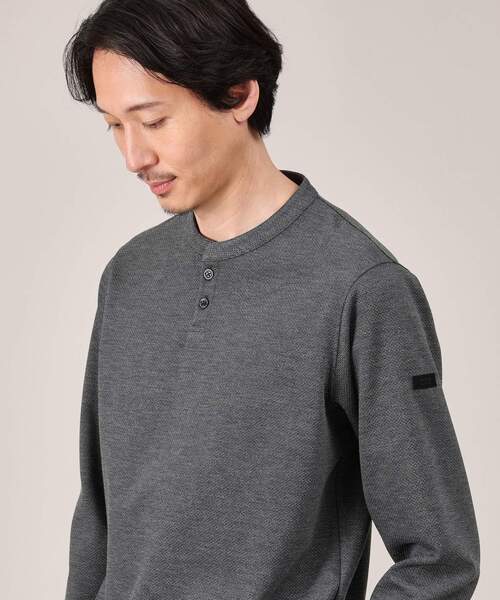 TAKEO KIKUCHI（タケオキクチ） tシャツ メランジ ハニカム プルーバー 