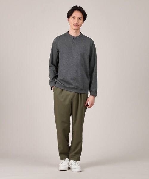 TAKEO KIKUCHI（タケオキクチ） tシャツ メランジ ハニカム プルーバー 