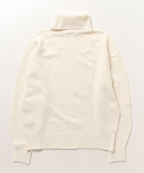 「coen」 タートルネックニット M オフホワイト レディース_画像2