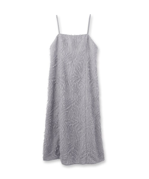 INDIVI（インディヴィ） ワンピース 「トレンド素材」シアーカットジャ