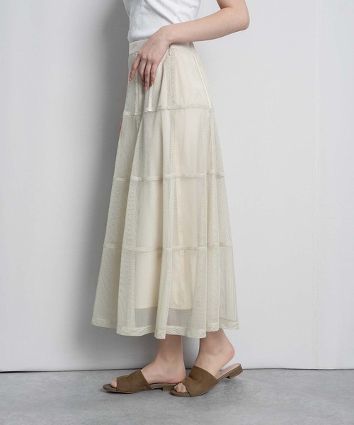 RAW FUDGE スカート パニエ風メッシュスカート : ZOZOTOWN Yahoo