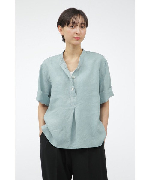マーガレットハウエル　リネンブラウス MARGARET HOWELL ブラウス シャツ SHIRTING LINEN レディース