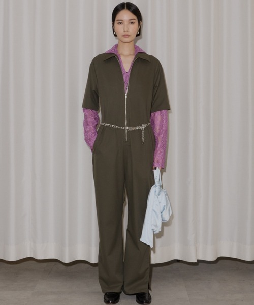 オールインワン Short sleeve jumpsuit / ショートスリーブジャンプ