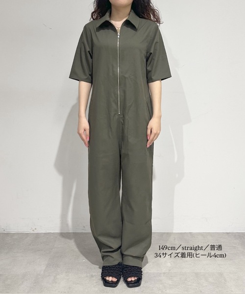オールインワン Short sleeve jumpsuit / ショートスリーブジャンプ