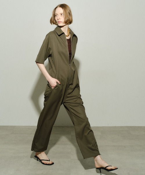 オールインワン Short sleeve jumpsuit / ショートスリーブジャンプ