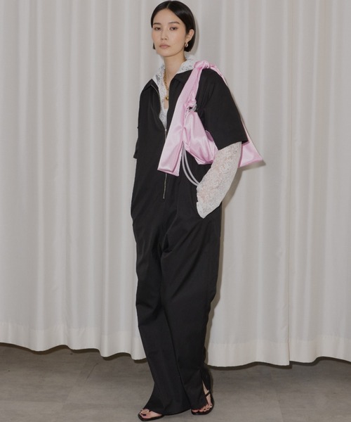 新品未使用　priv.spoons club リブ ジャンプスーツ ショート SALE 50%OFF】THE SHINZONE(ザ シンゾーン)NOTCHED LAPEL JUMP SUITS