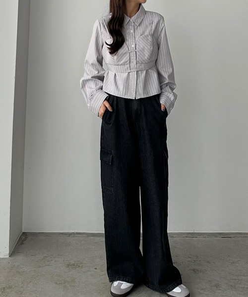 callautia 「callautia」 キャミソールブラウス SMALL