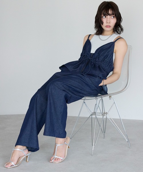 SOTT サロペット オーバーオール Peplum Jumpsuit ペプラム