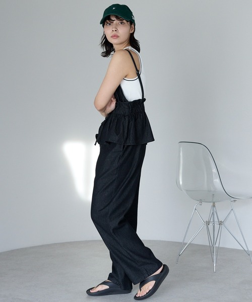 SOTT サロペット オーバーオール Peplum Jumpsuit ペプラム